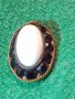 РЕТРО БРОНЗ МЕДАЛЬОН с ГРАНАТИ и БЯЛ КАМЪК АРТ ДЕКО ПЕРИОД 10023, снимка 10
