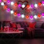 Ezzfairy 45 LED лампи сърца свети валентин за външна декорация (8 режима), снимка 4