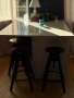 4 черни дървени бар плод стола Ikea, снимка 3