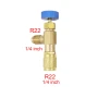 ПРОМОЦИЯ! Кран за зареждане на климатик с фреон адаптер R22 R407C R410A Refrigeration Adapter , снимка 4