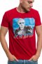 Нова мъжка тениска с трансферен печат Владимир Путин, Нас не догонят,Русия