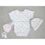 Бебешки комплект от 5 части - Розово слонче, снимка 3