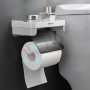 Практична поставка за тоалетна хартия с подложка за смартфон, снимка 3