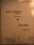 Boîte à musique (Spieluhr) pour piano. Edition originale Sauer, Emil