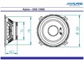 Авто говорители ALPINE SXE-1350S, снимка 2