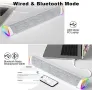 Нова звукова лента цветни RGB светлини компютърен високоговорител, снимка 4
