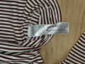 Детска блуза MANGO, size 11/12, райе екрю и винено, много запазена, снимка 5