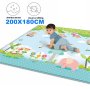 Детски водоустойчив двулицев килим