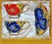 Комплект за кафе от костен порцелан, снимка 8