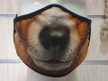 Двупластова маска за многократна употреба кучешки муцунки, снимка 4