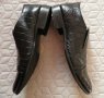 Bata оригинални мъжки черни обувки от естествена кожа, снимка 2