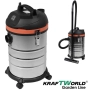 Строителна Прахосмукачка Kraftworld 3в1 – Сухо, Мокро и Издухване | 1400W | 30L | IPX4, снимка 13