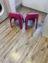 Детски розови столчета , снимка 1 - Столчета за хранене - 43946397