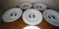 6 бр. чинии за супа със син кант, снимка 5