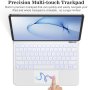 Нова GOKOCO Магнита Bluetooth Кейс-Клавиатура за iPad 12.9", Защитна, Светеща, снимка 3