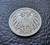 Стара монета 5 пфенига 1908 г. буква А - Германия - топ цена !