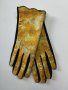 28 Дамски ръкавици кашмир в модерно жълт цвят 