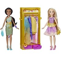 Голям комплект кукли принцеса Рапунцел и принцеса Ясмин Disney princess , снимка 3 - Кукли - 44086613