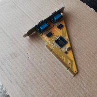 PCI to 2 Serial Ports Expansion Card SUNIX SER5037T, снимка 4 - Други - 38706516