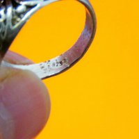 Уникално стар красив мъжки сребърен пръстен с тугра, тура полумесецът и звездата, турски пръстен, , снимка 4 - Пръстени - 38759062