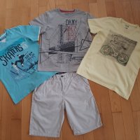 Детски дрешки:блузки DKNY,Armani,LCW,H&M и къс панталон TRN  за 10 г.момче:, снимка 2 - Детски комплекти - 28150874