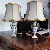 Кайзер
Комплект антични порцеланови настолни лампи , снимка 3 - Антикварни и старинни предмети - 43959064
