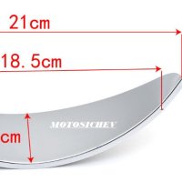 МОТОЦИКЛЕТНА ХРОМИРАНА КОЗИРКА ЗА 7-инчов ФАР, снимка 3 - Аксесоари и консумативи - 40251984