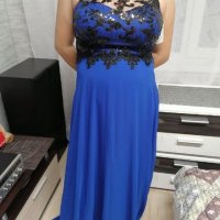  Синя рокля, снимка 6 - Рокли - 39305320