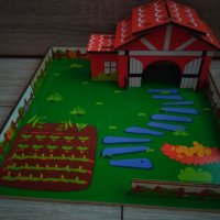 Дървена ферма, снимка 1 - Образователни игри - 37815996