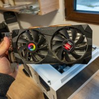 Като нова! Геймърска видео карта AMD Radeon 580 8 GB gaming видеокарта, снимка 6 - Видеокарти - 43376348