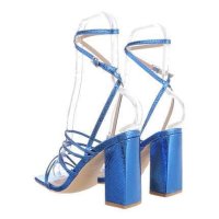 Дамски сандали на висок ток, 4цвята - 023, снимка 8 - Сандали - 40314439