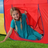 Детска шарена палатка с тунел - забавление без край, снимка 4 - Други - 36827478