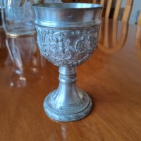 Антична чаша от цинк, снимка 1 - Антикварни и старинни предмети - 38298974
