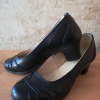 Черни нови дамски обувки „Кристиян Шуус“ от естествена кожа №41, снимка 5 - Дамски елегантни обувки - 38510530