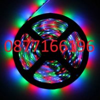 Светодиодна цветна LED лента RGB 5m, снимка 3 - Лед осветление - 35036146