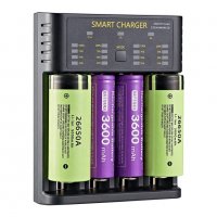 Зарядно Smart USB Charger M04 за 18650 Li-Ion батерии, снимка 4 - Друга електроника - 37761991