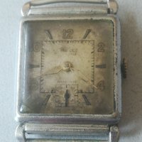 Ретро часовник. Vintage watch. Military. Tank. DAEMONT antimagnetic 15 jewels. Swiss made. Мъжки, снимка 1 - Антикварни и старинни предмети - 40601266