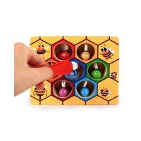 3565 Дървена игра кошер с пчели, снимка 7 - Образователни игри - 37817228