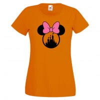 Дамска тениска Minnie Head 3 Подарък,Изненада,Рожден ден,, снимка 6 - Тениски - 36530118