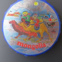 Голям автентичен магнит от Монголия-серия-отварачка, снимка 3 - Колекции - 43250857