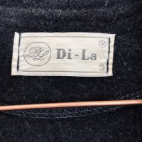 🇮🇹 Италианско дълго дизайнерско палто-жилетка  DI-LA, снимка 7 - Палта, манта - 28324840
