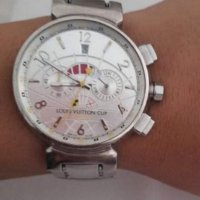 LV Уникален дизайнерски елегантен стилен и марков часовник, снимка 2 - Мъжки - 32348848