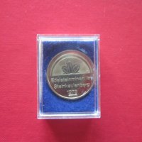 Уникална позлатена бижутерска монета плакет , снимка 6 - Колекции - 32808933