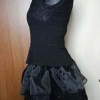 Черна официална(бална) рокля 👗🍀🌹 S р-р👗🍀🌹арт.500, снимка 3 - Рокли - 26920796