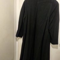 Дамско черно палто, снимка 2 - Палта, манта - 35100303