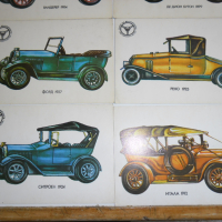 Картички с ретро автомобили, снимка 3 - Колекции - 44847431