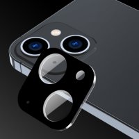 Full Camera Glass протектор за камера за iPhone 15 / 15 Plus (черен), снимка 2 - Фолия, протектори - 43774648