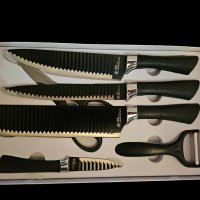 Луксозен комплект ножове, снимка 3 - Прибори за хранене, готвене и сервиране - 42994379