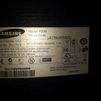 Монитор Samsung SyncMaster 720N със забележки, снимка 7 - Монитори - 44857245