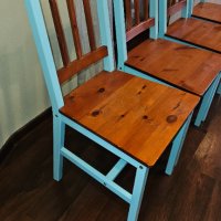 4бр дървени трапезни стола, снимка 7 - Столове - 43336631